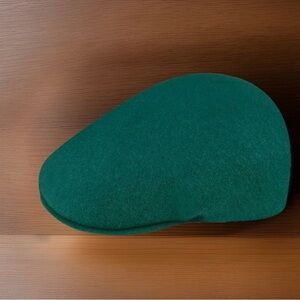 Irish Wool Blend Green drivers cap with Irish blessing Blokecore Adjustable
